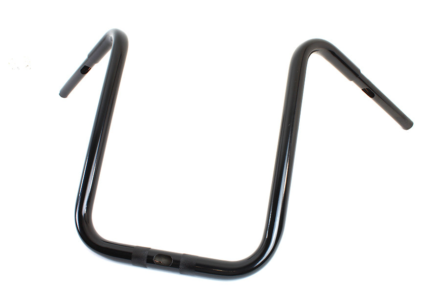 MCM #20272DB - 16 inch Fat Ape Handlebar with Indents Black