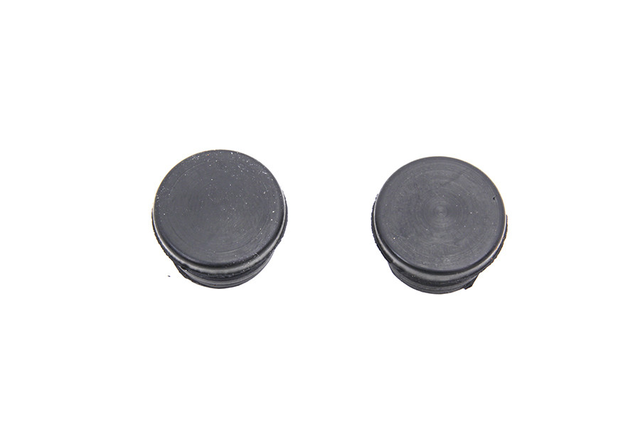 MCM - ChiZeled Handlebar Plugs Black Plastic
