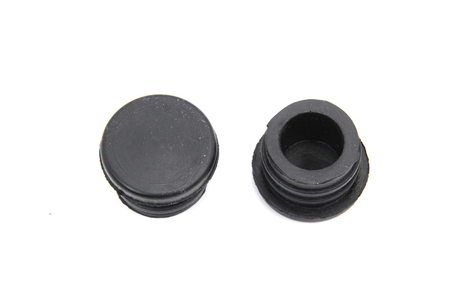 MCM - ChiZeled Handlebar Plugs Black Plastic