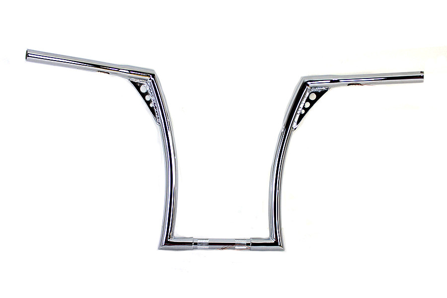 MCM #20245 - 17 inch Chrome Z-Bar Handlebar with Indents