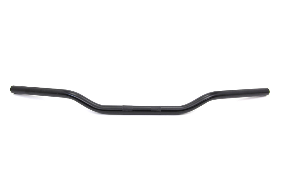 MCM #31-0019MBS - Black 3 inch Drag Handlebars without Indents