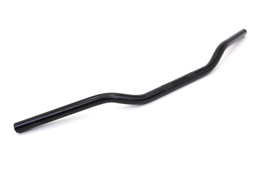 MCM #31-0019MBS - Black 3 inch Drag Handlebars without Indents