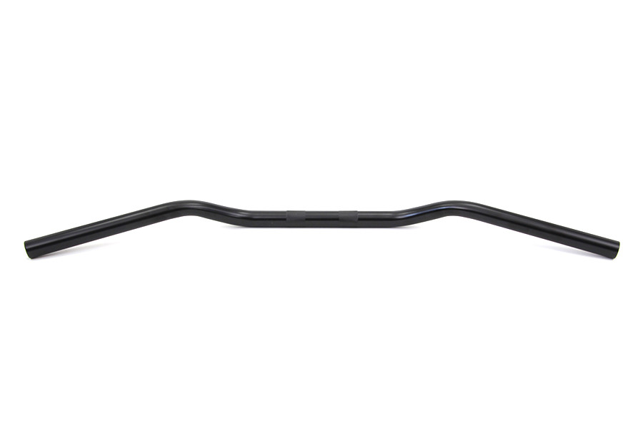 MCM #31-0019MBS - Black 3 inch Drag Handlebars without Indents