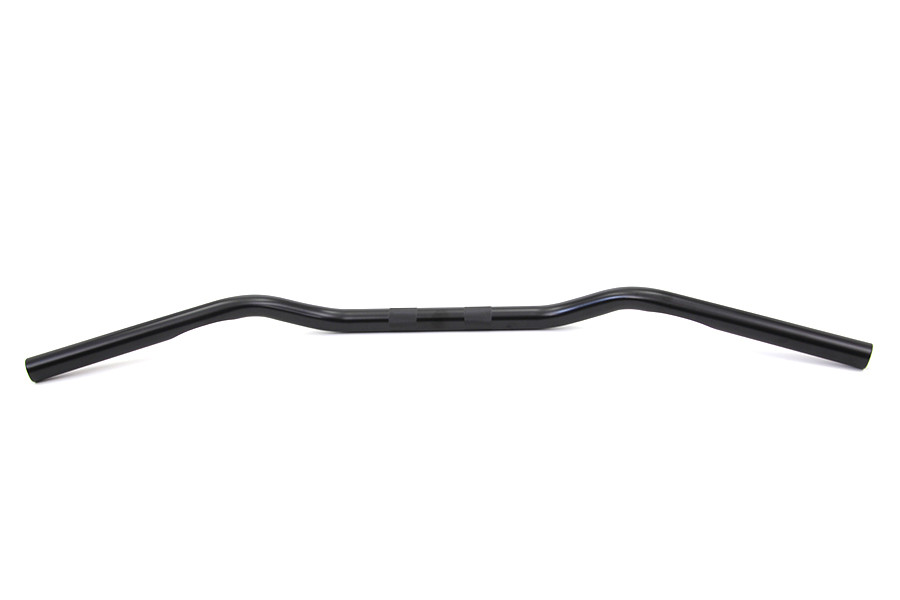 MCM #31-0018MBS - Black 2 inch Drag Handlebar with Indents