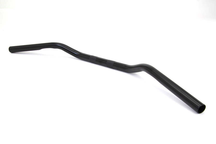 MCM #31-0018MBS - Black 2 inch Drag Handlebar with Indents