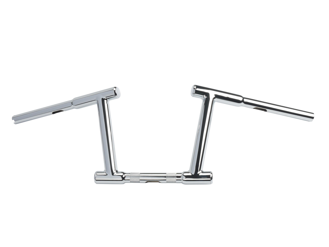 MCM #21056 - 10 inch Z-Bar Racing Handlebar with Indents Chrome