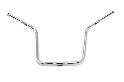 MCM #31-0189AS - 18 inch Rhino Ape Hanger Handlebar with Indents Chrome