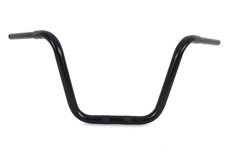 MCM #20289B - 12-1/2 inch Rhino Ape Hanger Handlebar with Indents Black