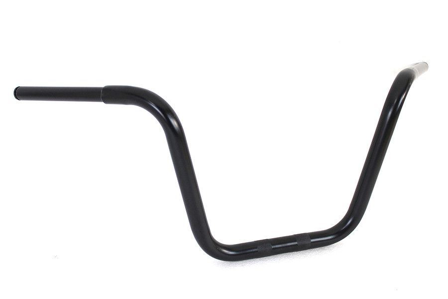 MCM #20289B - 12-1/2 inch Rhino Ape Hanger Handlebar with Indents Black