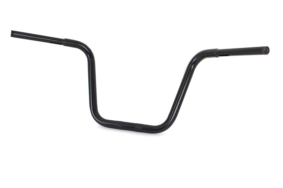 MCM #20289B - 12-1/2 inch Rhino Ape Hanger Handlebar with Indents Black
