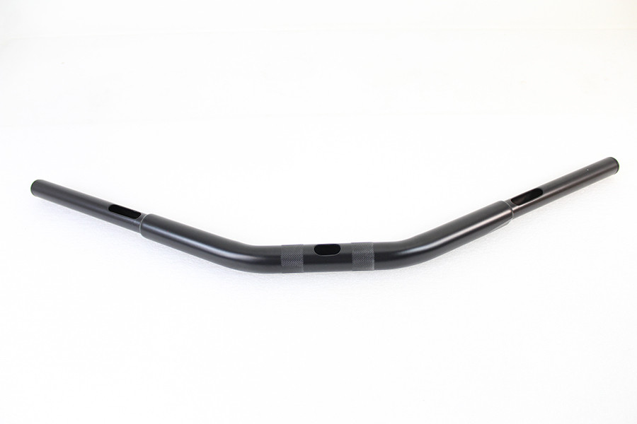 MCM #20244AB - 5-1/2 inch Drag Replica Handlebar with Indents Black