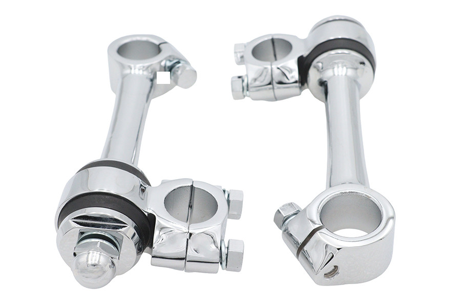 MCM - Chrome Replica 5-1/2 inch Flander Riser Set