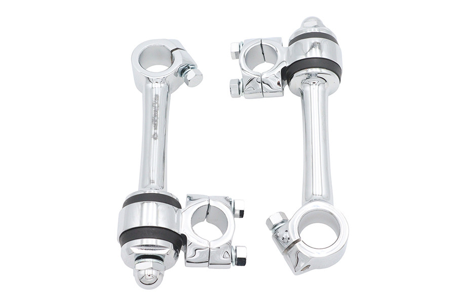 MCM - Chrome Replica 5-1/2 inch Flander Riser Set