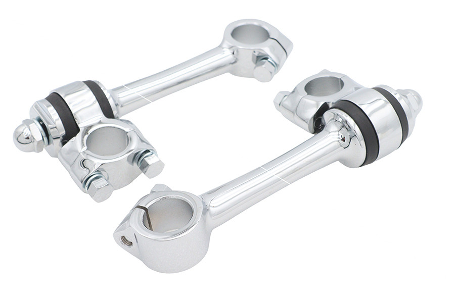 MCM - Chrome Replica 5-1/2 inch Flander Riser Set