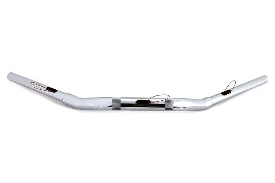 MCM #20244 - 2 inch Drag Handlebar without Indents Chrome