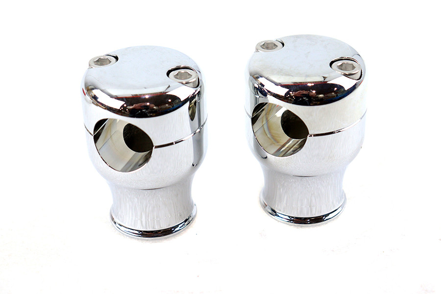  - 2 inch Glide Riser Set Chrome
