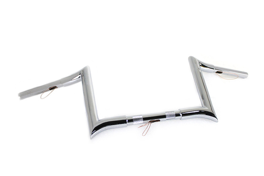 MCM #20281 - 10 inch Chrome Z-Bar Handlebar with Indents