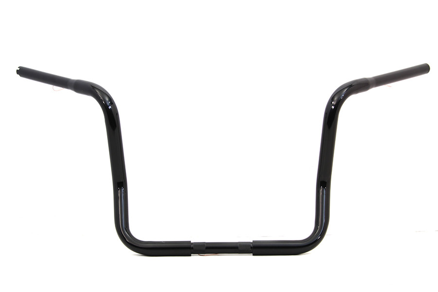 MCM #20099 - 14 inch Dresser Ape Hanger Handlebar with Indents Black