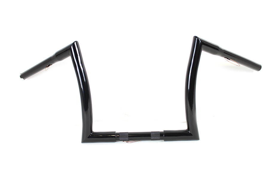 MCM #20145B - 12 inch Z Handlebar without Indents Black