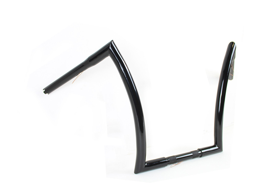 MCM #20147B - 16 inch Z Handlebar with Indents Black