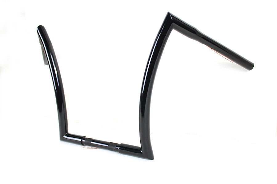 MCM #20147B - 16 inch Z Handlebar with Indents Black