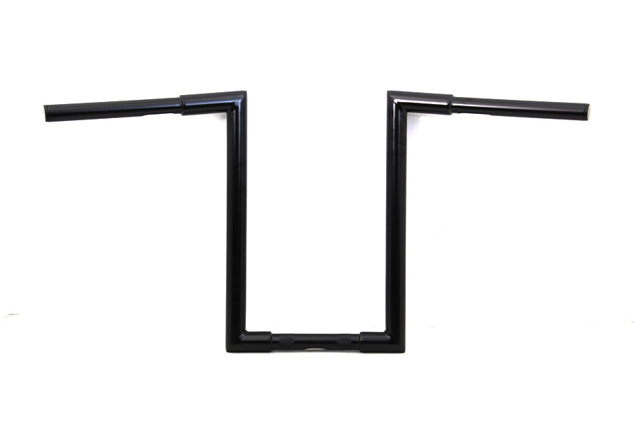 MCM #20251B - 14 inch Fatty 'Z' Bar Handlebar without Indents Black