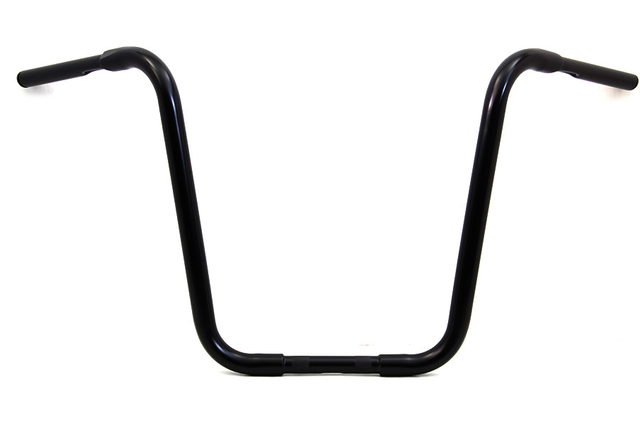 MCM #20256B - 18 inch Buffalo Ape Hanger Handlebar with Indents Black