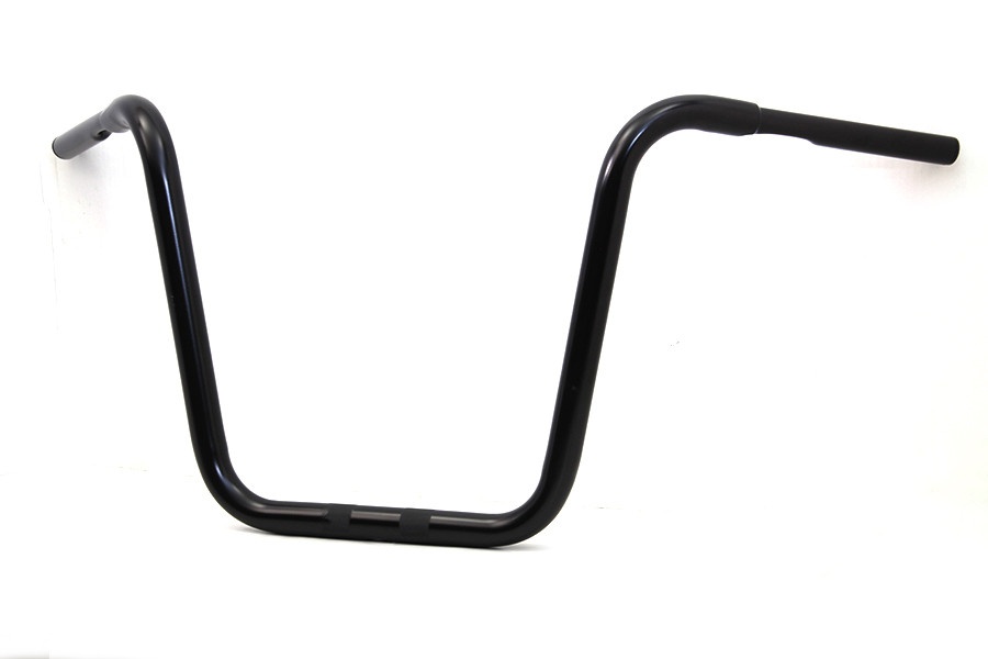 MCM #20260B - 15-1/2 inch Rhino Ape Hanger Handlebar with Indents Black