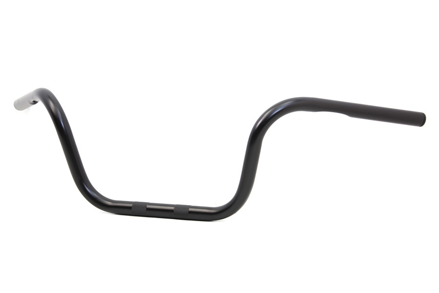 MCM #20261B - 8 inch Ape Hanger Handlebar with Indents Black