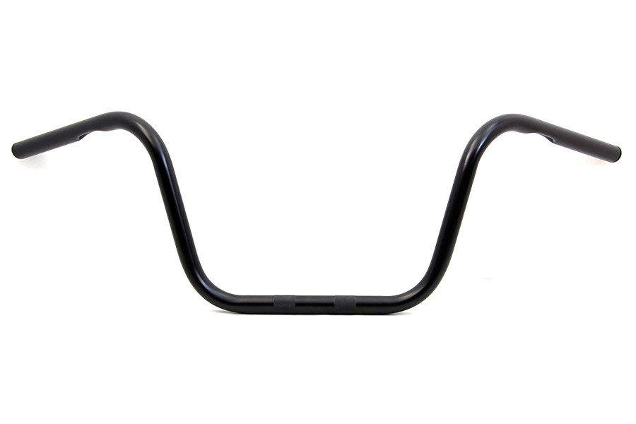 MCM #63028B - 10 inch Black Ape Hanger Handlebar with Indents