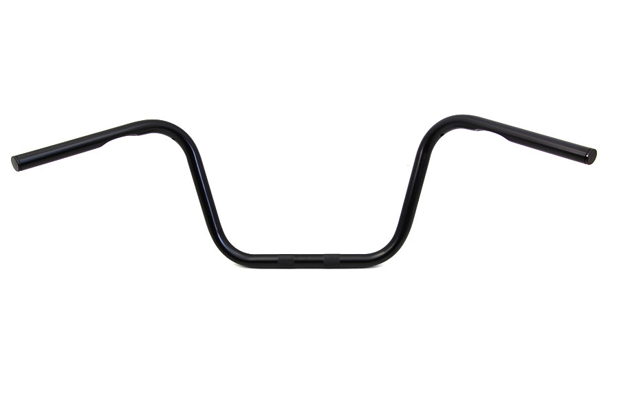 MCM #63028B - 10 inch Black Ape Hanger Handlebar with Indents