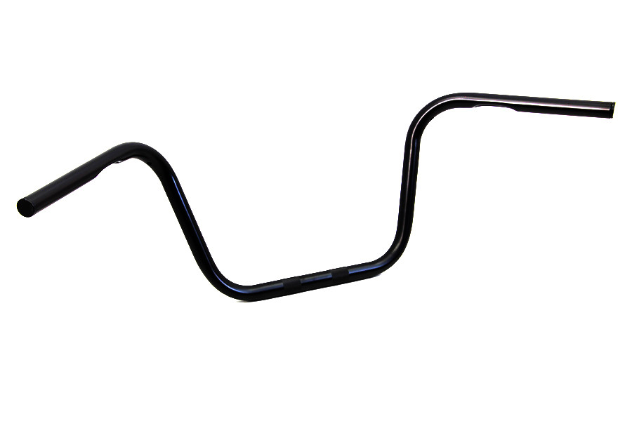 MCM #63028B - 10 inch Black Ape Hanger Handlebar with Indents