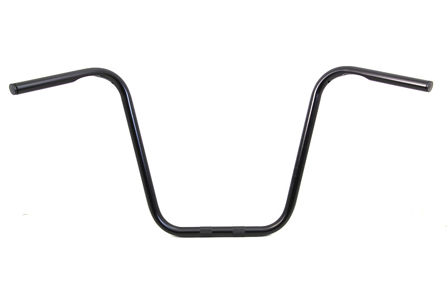 MCM #20264B - 16 inch Ape Hanger Handlebar with Indents Gloss Black