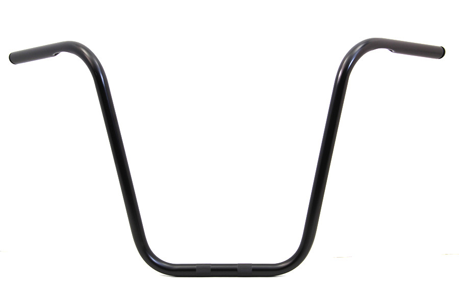 MCM #20265B - 18 inch Ape Hanger Handlebar with Indents Black