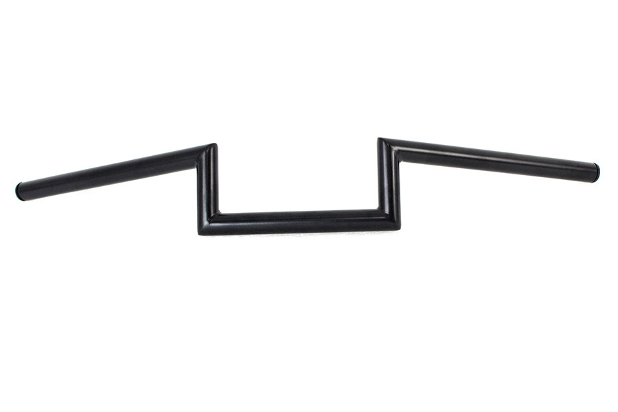 MCM - 4 inch Z Handlebar without Indents Black