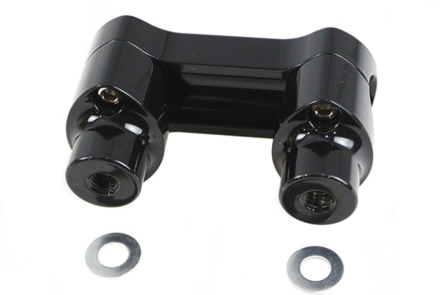 V-Twin - 1-1/4 inch X 2 inch Riser Kit Black