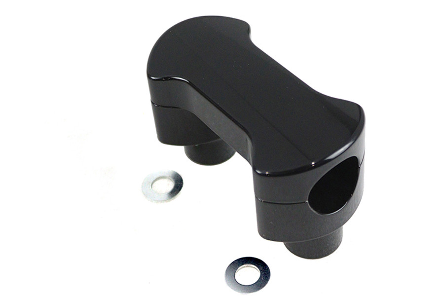 V-Twin - 1-1/4 inch X 2 inch Riser Kit Black