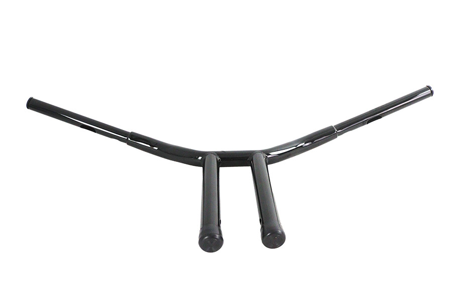 V-Twin #20327B - 14 inch Combat Style Riser Handlebar Black