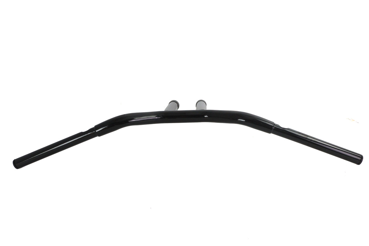 V-Twin #20327B - 14 inch Combat Style Riser Handlebar Black