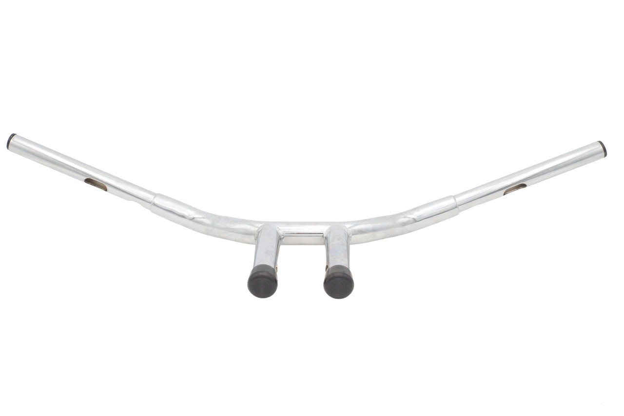 V-Twin #20327D - 10 inch Combat Style Riser Handlebar Chrome