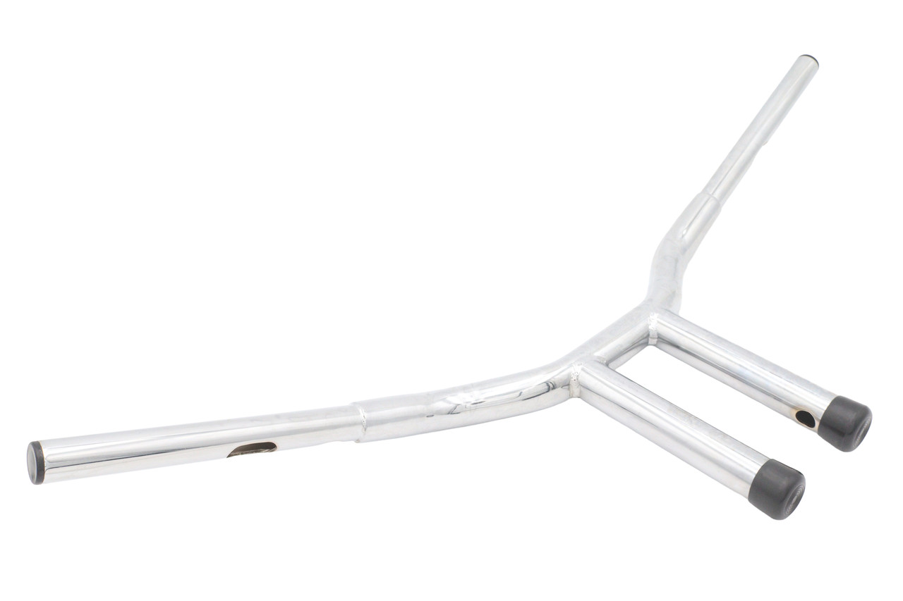 V-Twin #20327A - 12 inch Combat Style Riser Handlebar Chrome
