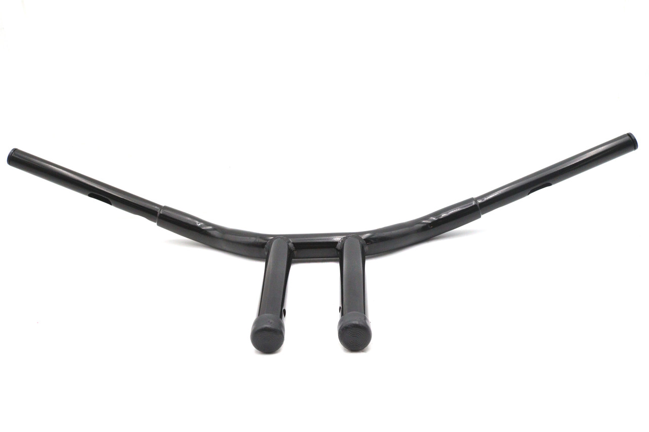 V-Twin #20327AB - 12 inch Combat Style Riser Handlebar Black