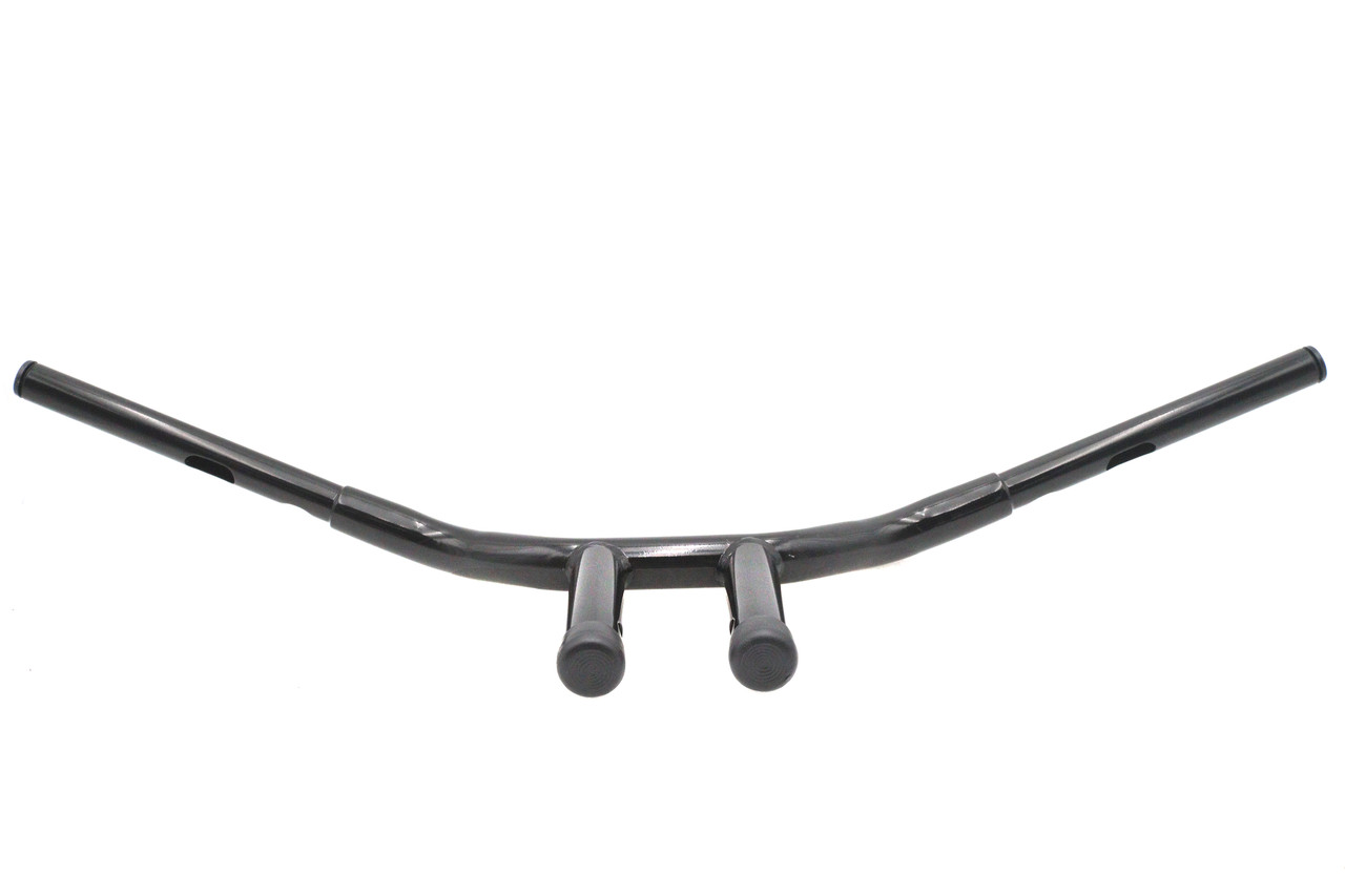 V-Twin #20327DB - 10 inch Combat Style Riser Handlebar Black