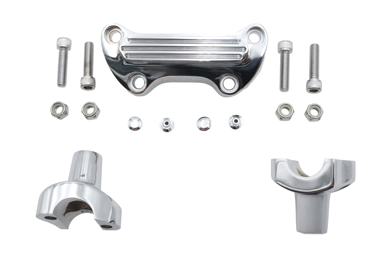 MCM #75899BS4 - 1-1/2 inch Post Riser Kit Chrome