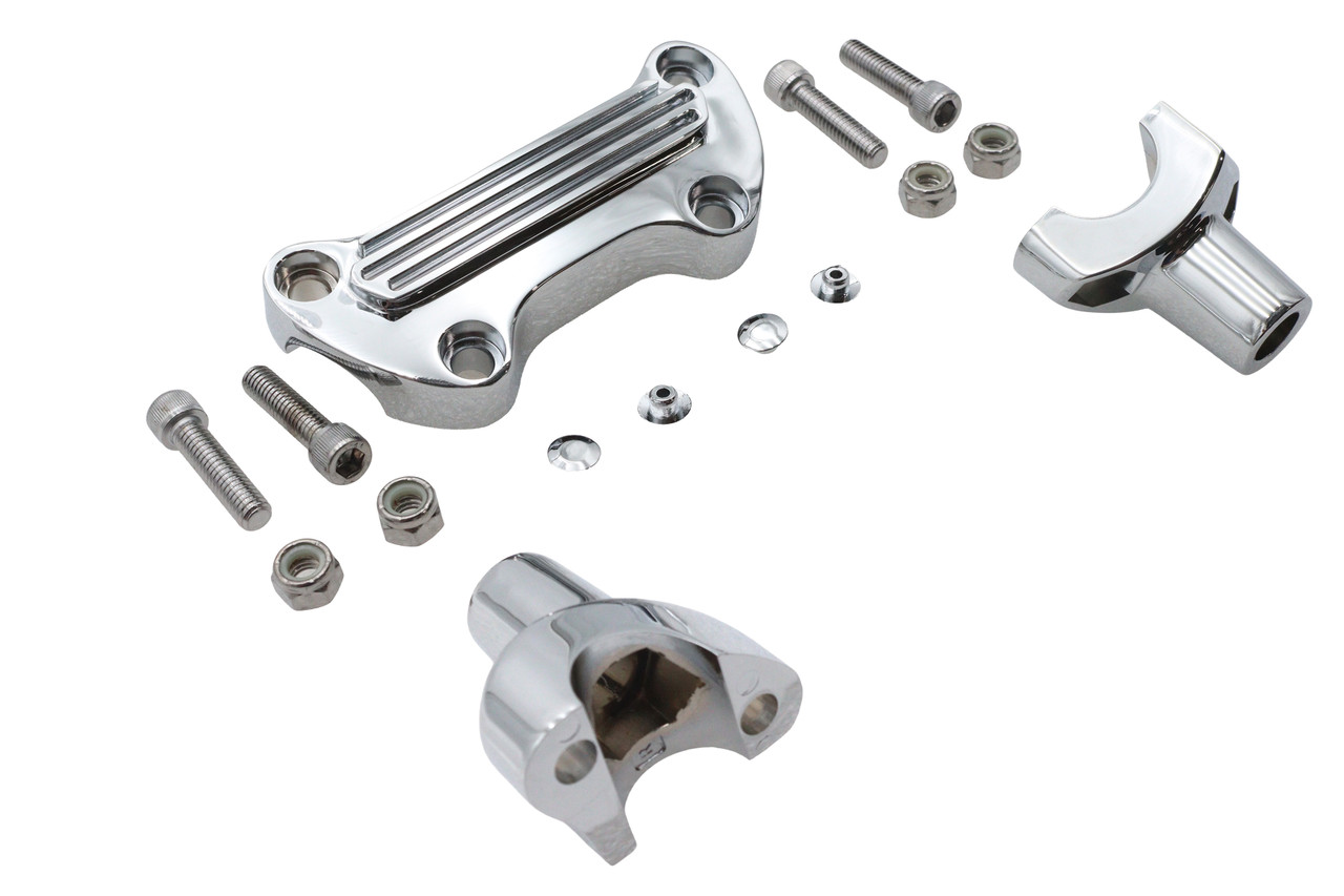 MCM #75899BS4 - 1-1/2 inch Post Riser Kit Chrome