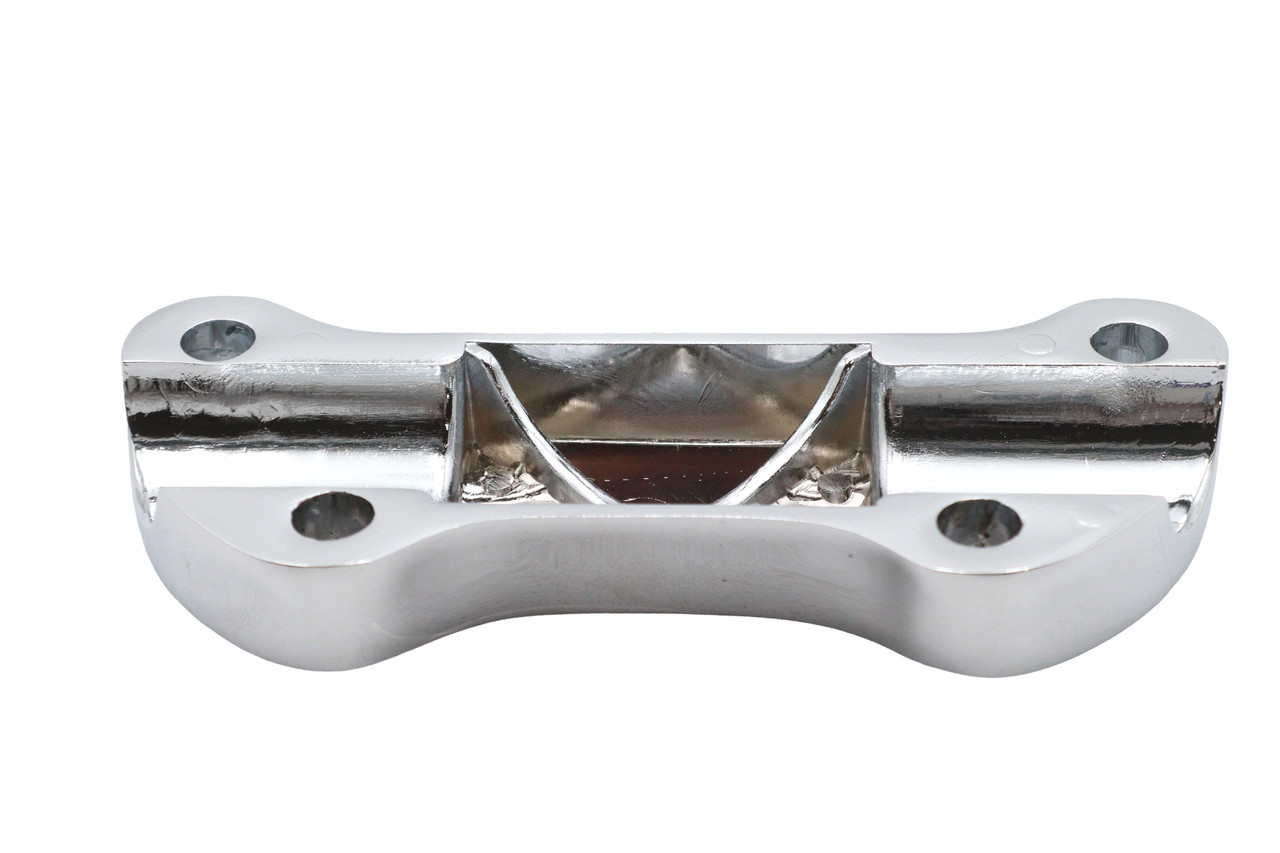 MCM #03-0107O - Finned Riser Top Clamp Chrome