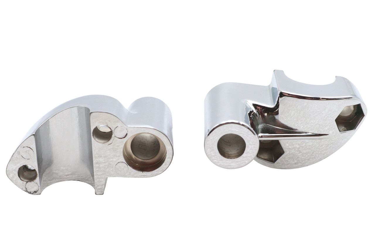 MCM - Offset Riser Stem Set Chrome