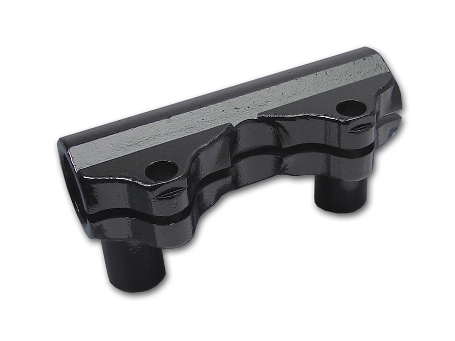 MCM #56104-52 - Replica Handlebar Riser Clamp Black
