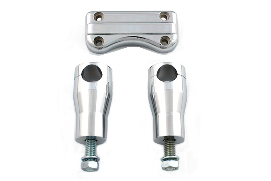 MCM - 3 inch Glide Riser Kit Chrome