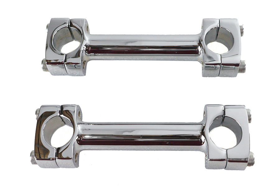 Paughco #357 - 5 inch Dog Bone Riser Set Chrome